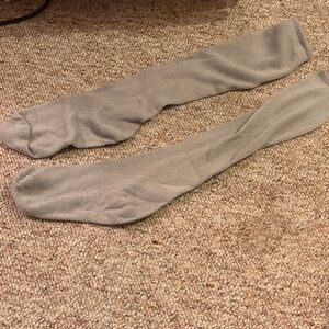 Light Gray Softball Socks